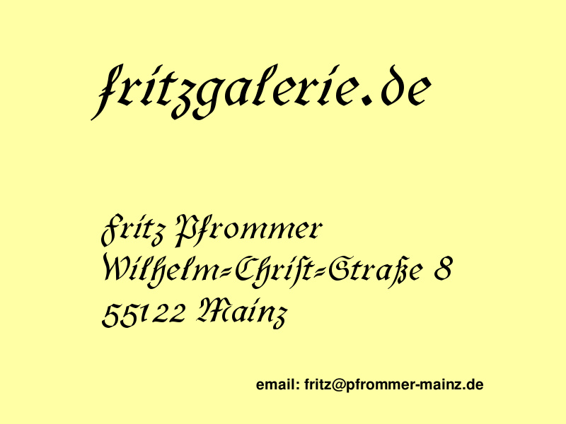 fritzgalerie